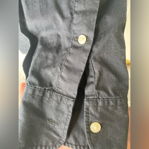 BONOBOS Large Slim Fit Men's Black Button-Down Shirt - Picture 5 of 8